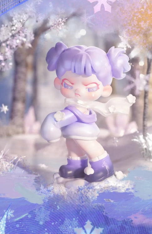 DORA "Winter Hoard" Limited Edition Art Toy – Winter Snowscape Theme – Desktop Ornament, Collectible, and Holiday Gift