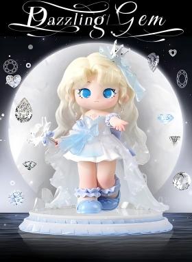 Ziyuli Diamond Starlight Art Toy – Diamond Princess Style Posable Figure (Desktop Ornament/Collectible/Gift)