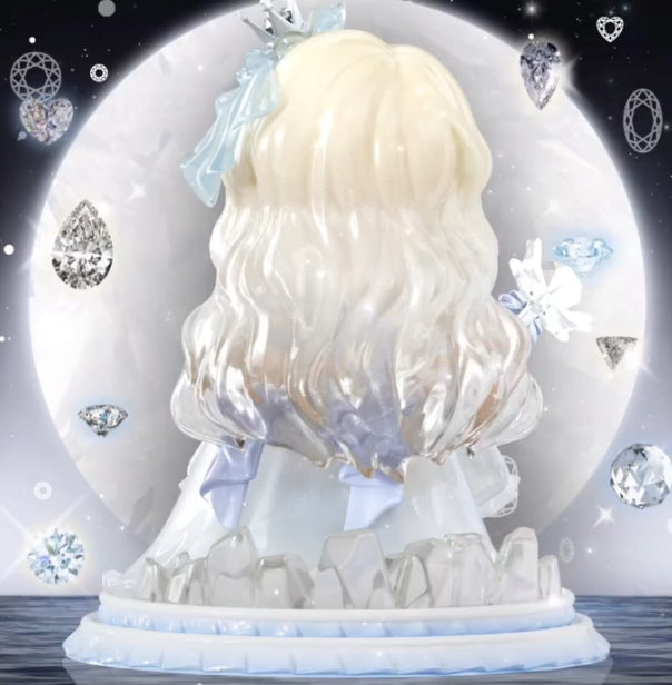 Ziyuli Diamond Starlight Art Toy – Diamond Princess Style Posable Figure (Desktop Ornament/Collectible/Gift)