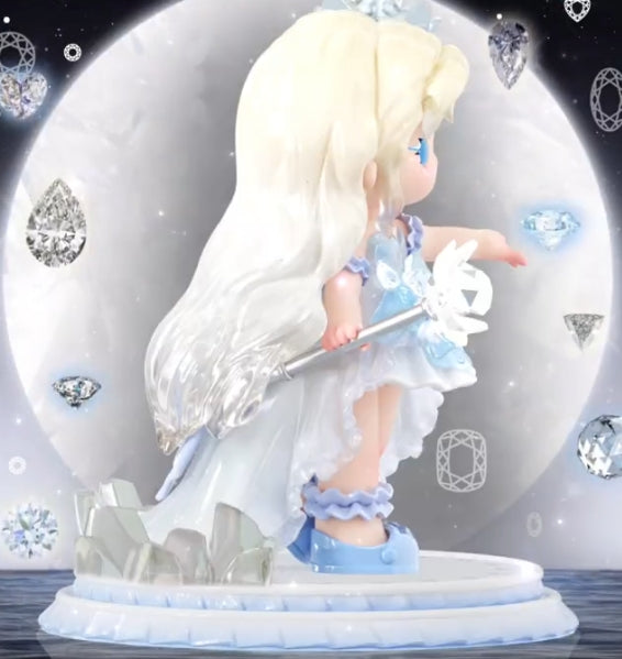 Ziyuli Diamond Starlight Art Toy – Diamond Princess Style Posable Figure (Desktop Ornament/Collectible/Gift)
