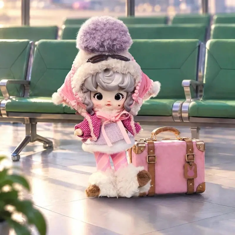 Nommi 5-Joint Poseable Figure | Collectible Action Doll | Cute Desk Display & Gift