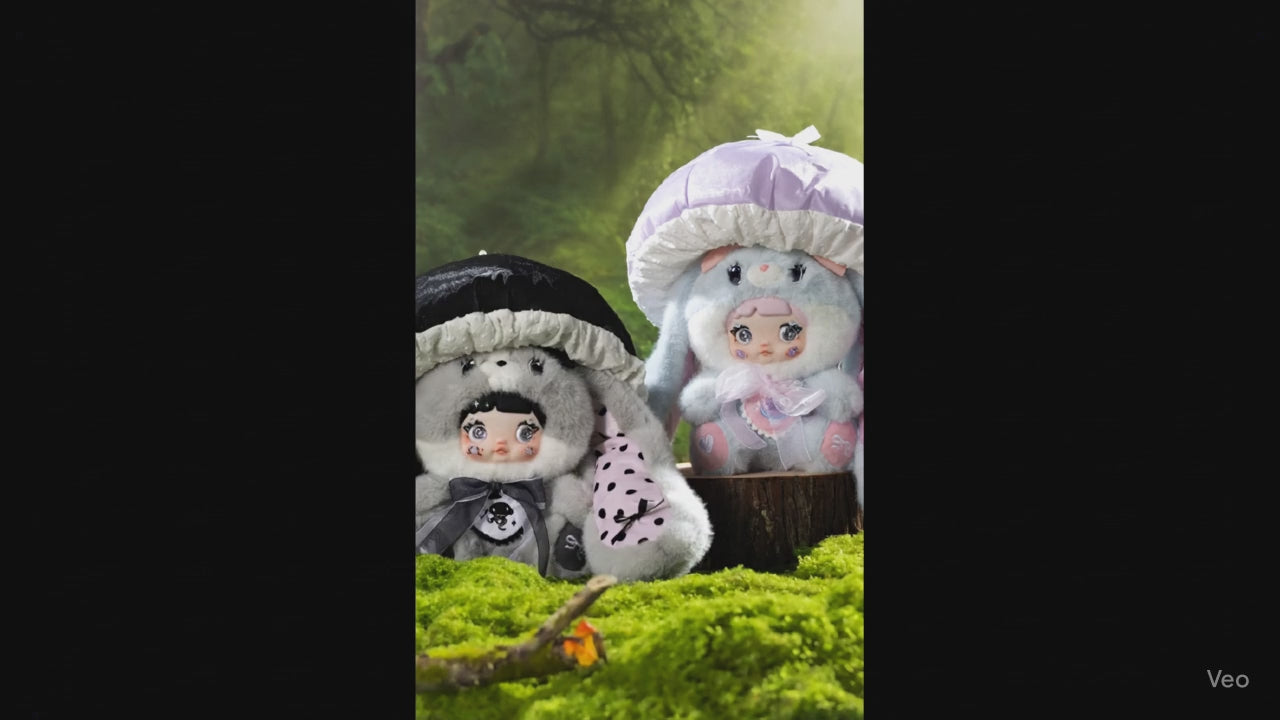 [400% Size] Nommi Plush Blind BoxMushroom Hat Series Collectible Soft Toy, Giant Mystery Figure, Cute Stuffed Doll Gift for Fans & Display Decor